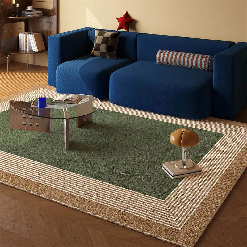 Dopamine Geometric Pattern Area Rug Non-Slip Washable Durable Carpet for Living Room Sofa Bedroom Side Home Decor