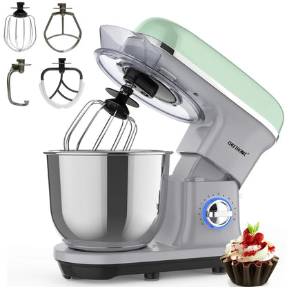 1pc Stand Mixer, 5.5QT Tilt-Head Electric Household food processors - 500W 6+P Speed, home appliance, US Plug