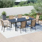 7-Piece All-Weather Rattan Patio Dining Set