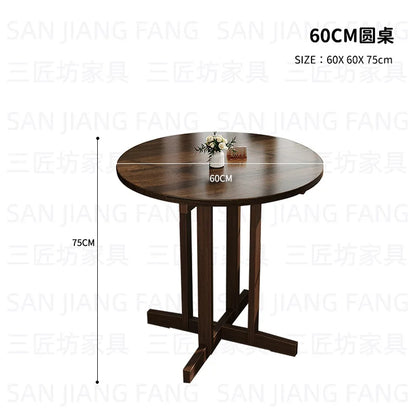 Table and Chair Combination French Retro Booth Sofa Chair Combination Western Restaurant Dining Table and Chair