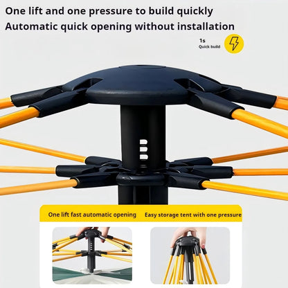 Outdoor shelter Sunshade Self-driving Travel Camping Tent Reactive outdoor Camping tent Two doors and two windows