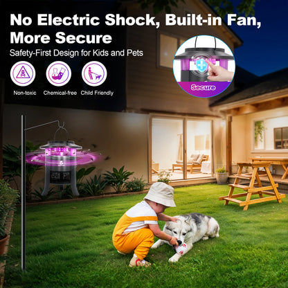 Bug Zapper Outdoor,, Electric Fly Zapper, Mosquito Killer, Fly Traps ,Flying Insects  Indoor Outdoor