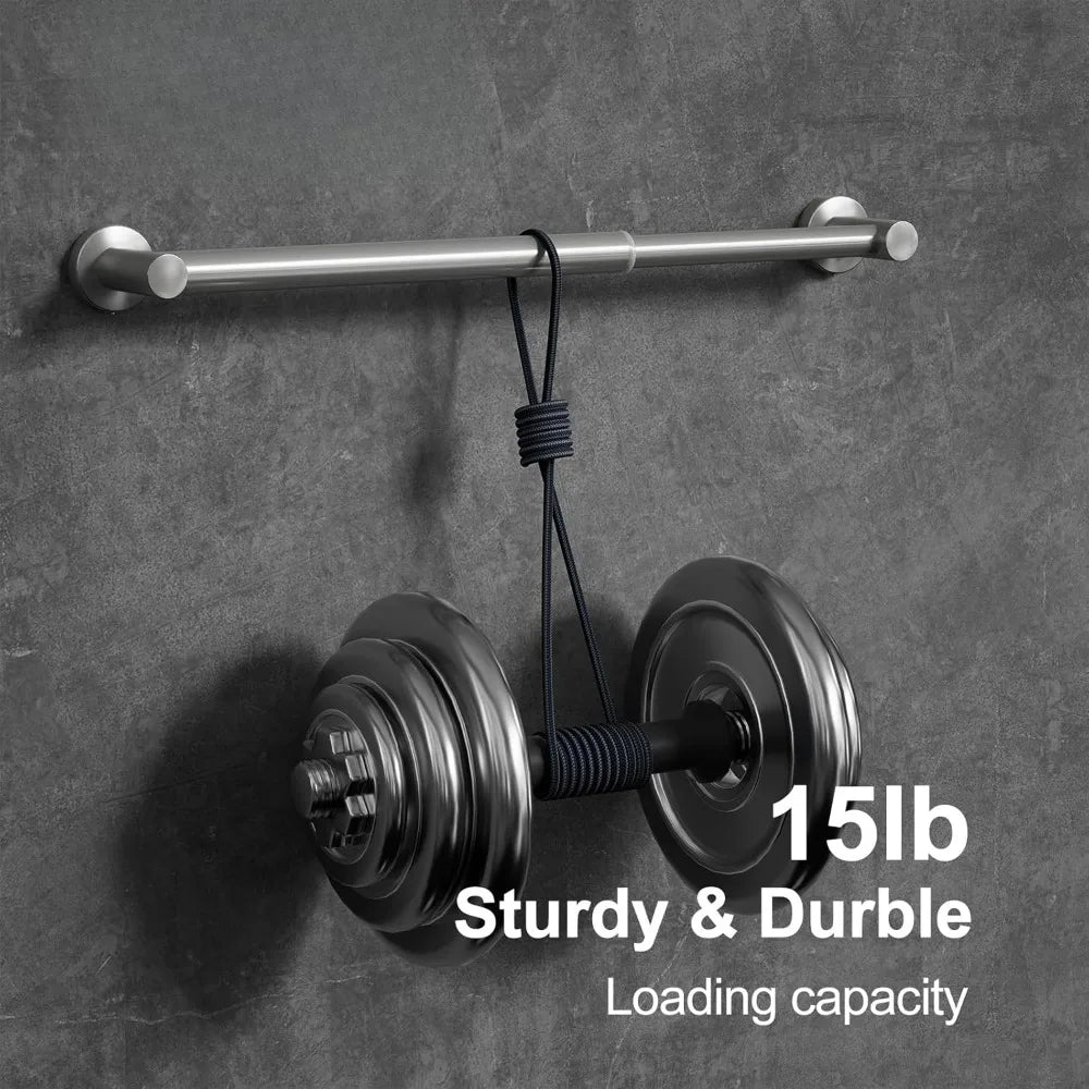 Towel bar adjustable bathroom towel rack bar, wall mounted towel rail, bathroom towel hook