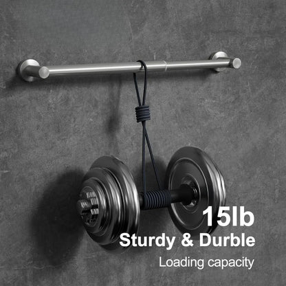 Towel bar adjustable bathroom towel rack bar, wall mounted towel rail, bathroom towel hook