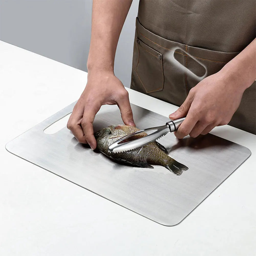 Stainless Steel  Double Sided Cutting Board