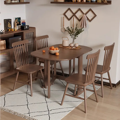 Dark Folding Dining Tables Slim Provincial Chic Modern Dining Tables Retro Mid Century Mesa Comedor Plegables Furniture For Home