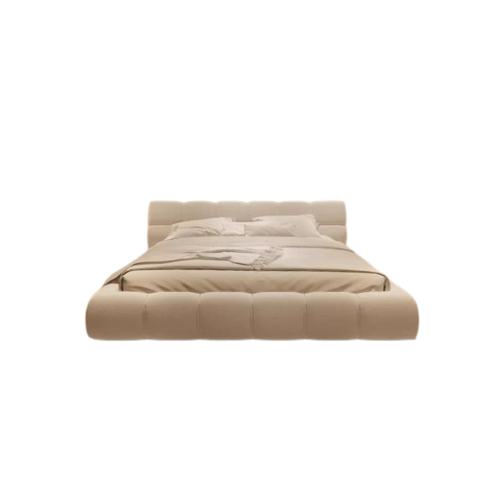 European Fancy Bed Frames Queen White Lounge Deluxe Bed Upholstery