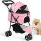 3 in 1 Pet Stroller with Removable Carrier Folding Stroller for Small/Medium Dogs and Cats Waterproof All-Terrain