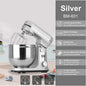 Kitchen Food Stand Mixer, Blender, Quiet Motor, Cream Egg Whisk, Whip Dough Kneader, 6-Speed, 1200 W, 6 L, DC