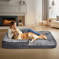 giant Human-Size Giant Dog Bed Foldable Calming Pet Dog Bed Plush Cover Orthopedic