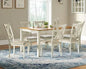 Solid Wood 7-Piece Farmhouse Dining Set with 6 Upholstered Chairs, 60" Space-Saving Table for Dining