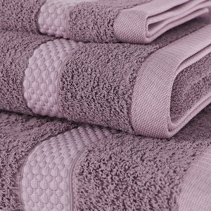 Dobby 6pk Towel Set, Contains 2 Bath, 2 Hand, 2 Wash - Rose Pink by Drew Barrymore