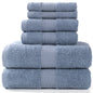 6PCS / 3PCS Cotton Towel Set Luxury Lace Embroidered Bath Towel Face Towel Hand Towel Washcloths Quick Dry Terry Towels 17Colors