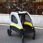 Portable Outdoor Small Dog & Cat Travel Stroller Folding Jogger Wagon Carrier with Adjustable Handle and Safety Leash