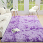 Lochas Super Soft Plush Tie Dye Velvet Rugs for Home Decor