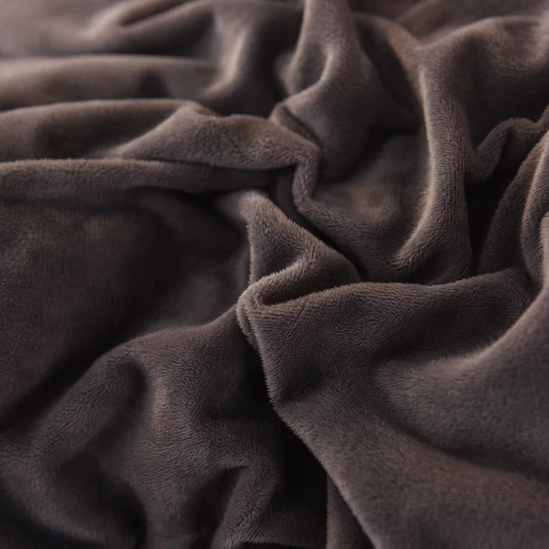 Winter warm milk velvet duvet cover 220x240 bedding set couple luxury double bed quilt cover twin full queen king size
