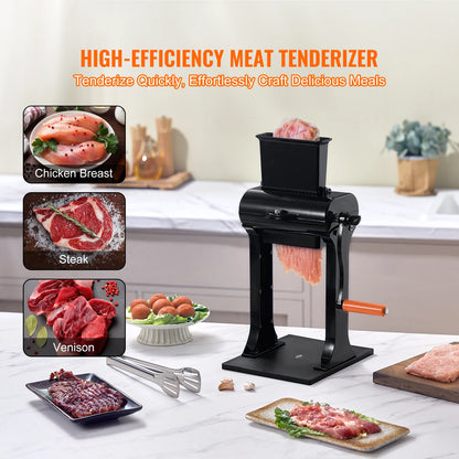 Meat Tenderizer Heavy Duty Stainless Steel Meat Tenderizer Machine Quick and Easy Manual Operation