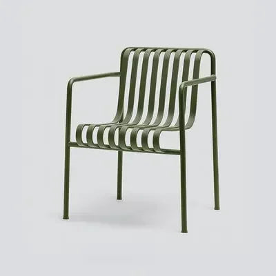 Modern Simple Leisure Outdoor Patio Furniture Balcony Open Air Garden Wrought Iron Dining Table and Chairs Set Outdoor Furniture