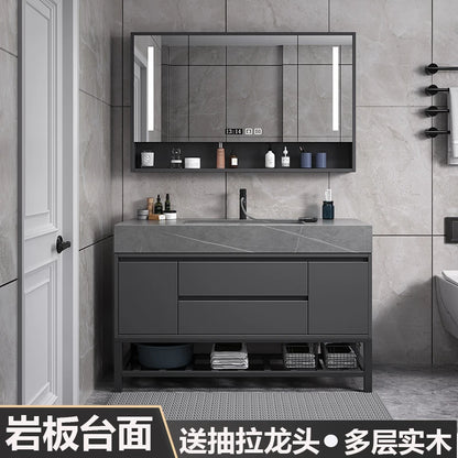 Washbasin Floor Bathroom Cabinets Vintage Drawer Light Toilet Bathroom Cabinets Intelligence Partition Mobiletto Bagno Furniture