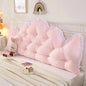 Lace Headboard Soft Cushion Nordic Style Pillow, No Need To Disassemble and Wash Waist Protection Against Tatami Soft Bag