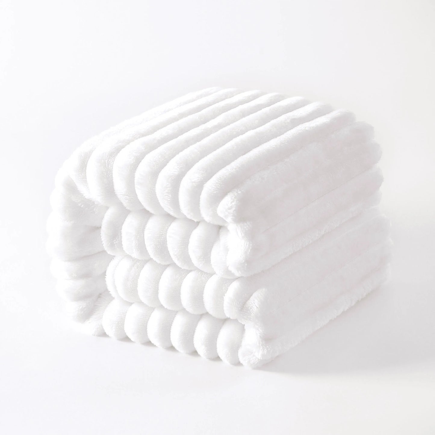 Plush Flannel Fleece Blanket, Soft Lightweight Fuzzy Luxury Bed Blanket for Couch Sofa Bed