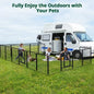 Small Medium Large Dogs, Metal Pet Puppy Cat Exercise Fencing  Dog Fence Playpen 24”32”40” Indoor Outdoor