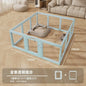 Transparent Pet Fence Indoor Small Dogs Enclosure Free Combination Anti-Escape Puppy Playpen Sturdy Pet Barrier Cage with Door