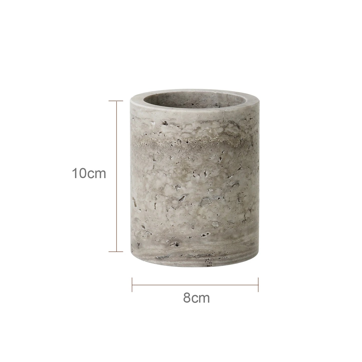 Grigio Travertino Bathroom Accessories Sets Vintage Marble Soap Holder Soap Dispenser Vanity Tray Bathroom Set
