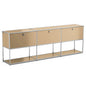 Modern Storage Cabinet Versatile Free-Standing Organizer for Living Room Bedroom and Home Office Bookshelf