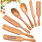 Reach the bottom of the jar, natural high moisture proof teak, kitchen tools, non-stick cookware wooden kitchen utensils
