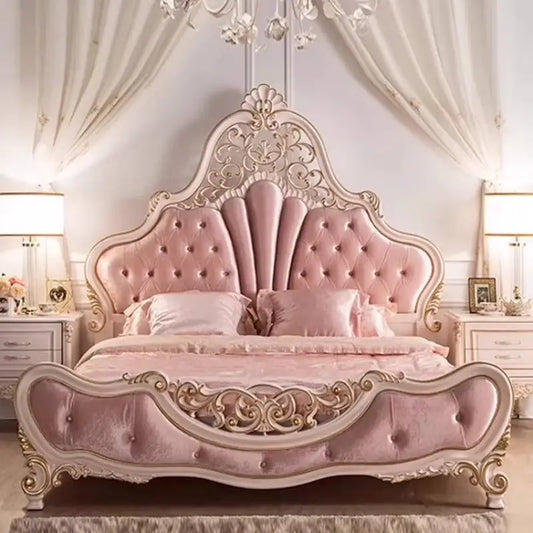 Girls Elegant Double Bed Australia Soft Designs Queen Storage Double Bed Luxury Modern Wooden