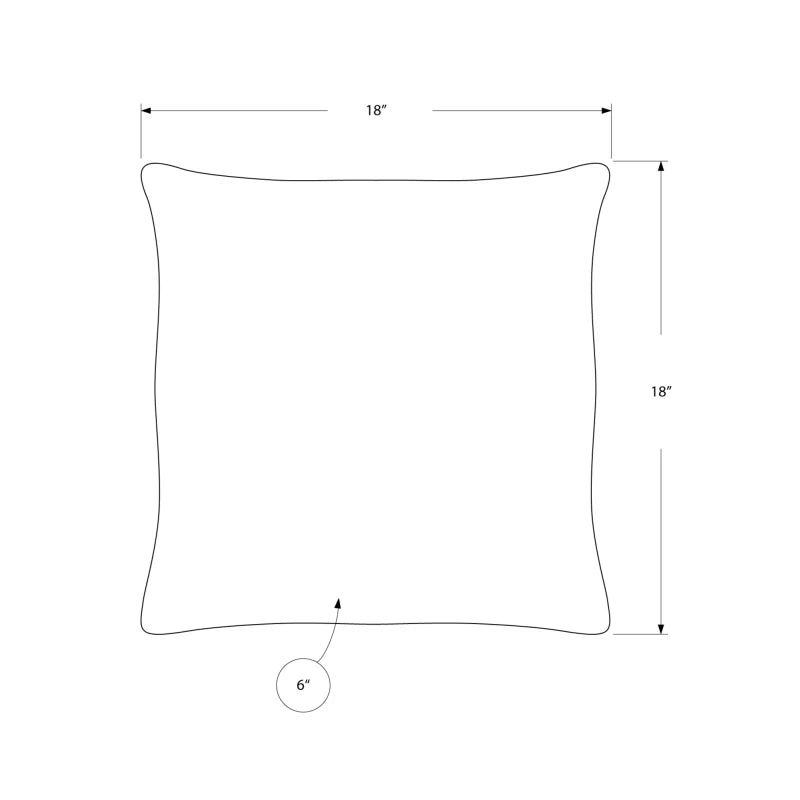 Set Of 2, 18 X 18 Square, Insert Included, Decorative Throw,, Beige Hypoallergenic Polyester