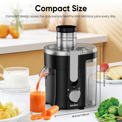 300W Centrifugal Juicer Machine Electric Citrus Juicer Extractor Machine Fruit Veg Blender  Automatic Pulp Ejection