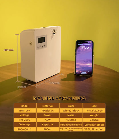 Aroma Diffuser WIFI Electric Aromatic Oasis Bluetooth Room Fragrance  Air Freshener Essential Oils  Purifiers 400m³