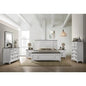 6-Piece Shiplap Panel King Bedroom Set: Bed, Dresser, Mirror, 2 Nightstands, Chest