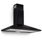 24/36" Black Stainless Steel Range Hood 450 CFM, 3-Speed, LED Light, Under 55dB, Ducted/Ductless 120V