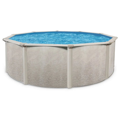 Patio Swings-Phoenix 18x52 Round Steel Frame Above Ground Swimming Pool Without Liner-Best Promotion