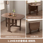 Dark Folding Dining Tables Slim Provincial Chic Modern Dining Tables Retro Mid Century Mesa Comedor Plegables Furniture For Home