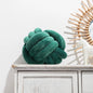 Lilac Decorative Throw Knot Pillow Ball for Home Chair Sofa Couch Bed Aesthetic Round Velvet Knotted Pillow Cushion Gift