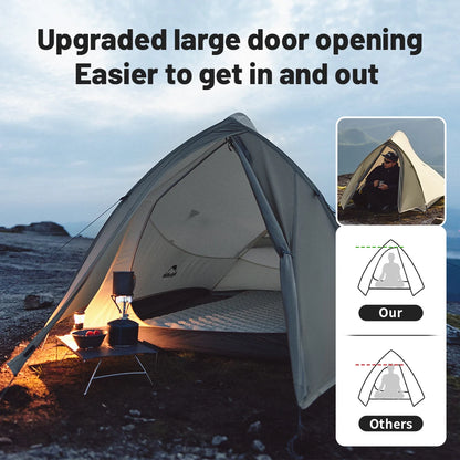 Naturehike Cloud up 2 pro Two Person Hiking Tent Lightweight Outdoor Camping Professional Camping Equipment
