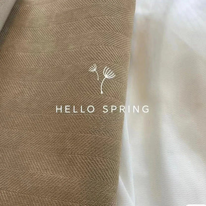 French Chenille Blackout Curtains for Living Room Bedroom Herringbone Pattern Modern Luxury Custom Size Window Drape
