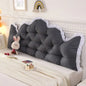 Lace Headboard Soft Cushion Nordic Style Pillow, No Need To Disassemble and Wash Waist Protection Against Tatami Soft Bag