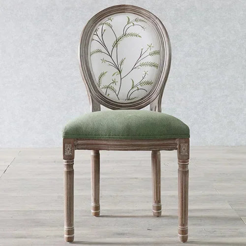 European Retro Dining Chairs Restaurant Old Solid Wood Stool Furniture Diffuse Cafe Hotel New Chinese Designer Fashion Chair