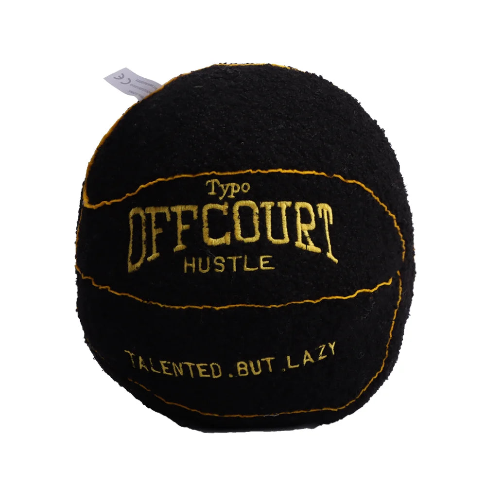 25CM Offcourt Basketball Plush Pillow Soft and Trendy Basketball Plush Toy Children Birthday Boyfriend Gifts Home Decoration