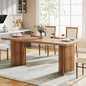 63-inch Dining Table for 4-6, Farmhouse Table with Large Tabletop, Rectangular Eating Table for Dining Room, Living Room
