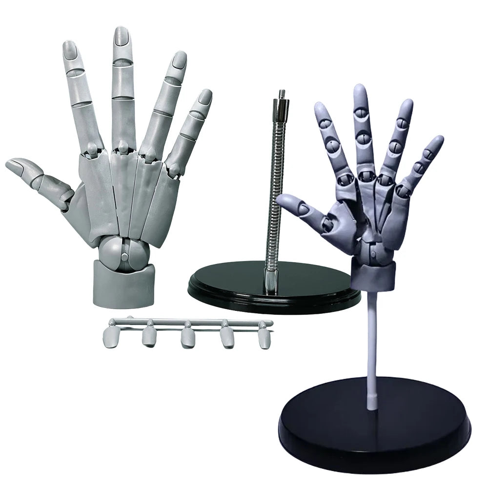 Articulated Hand Model Drawing Figurine Sketch Artist Painting Sculpture Hand Finger Joint Figurine Figma Doll House Decoration