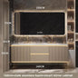 Luxury Bathroom Vanity Cabinets Set Modern Slate Single Double Basin Nordic Oak Storage Bathroom Drawer Slab Sink Mirror Cabinet
